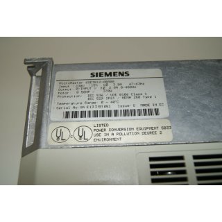 Siemens Simovert Micromaster 6SE3012-0ba00