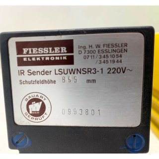 Fiessler Elektronik Lichtschranke LSUWNSR3-1  LSUW  Sender und Empfänger
