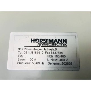 Horstmann Antriebstechnik Bremsgerät HBR 100/400