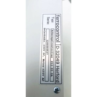 FERROCONTROL Achsregelcontroller S12-00-0A