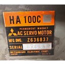 Mitsubishi HA100C Z636837 Permanent Magnet AC Servo Motor