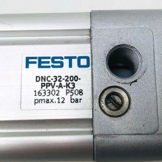 FESTO DNC-32-200-PPV-A-K3 Kompakt Pneumatik Zylinder 163302 P508