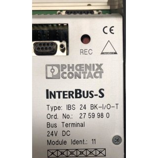 Phoenix Contact INTERBUS-S IBS 24BK-I/O-T