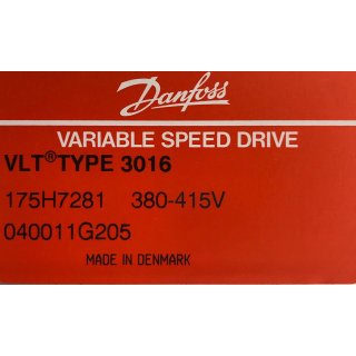 Danfoss Frequenzumrichter VLT Type 3016