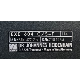 Heidenhain EXE 604 C/5-F