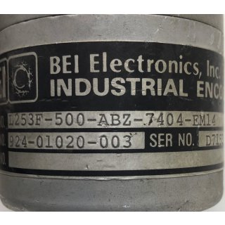 BEI Electronics Encoder Drehgeber L253F-500-ABZ-7404-EM14