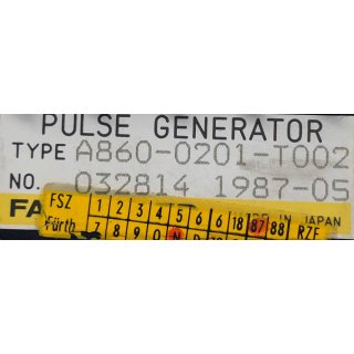 Fanuc Pulse Generator A860-0201-T002