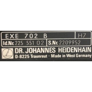 Heidenhain EXE 702 B