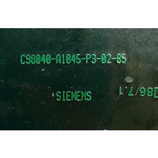 Siemens C98040-A1045-P3-02-85