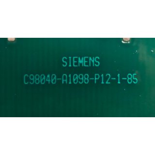 Siemens C98040-A1098-P12-1-85