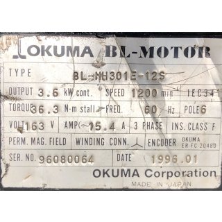 Okuma BL-Motor BL-MH301E-12S