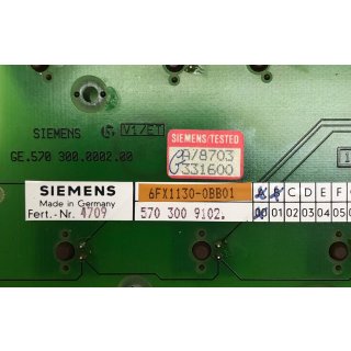 Siemens 6FX1130-0BB01 GE.570300.0002.00