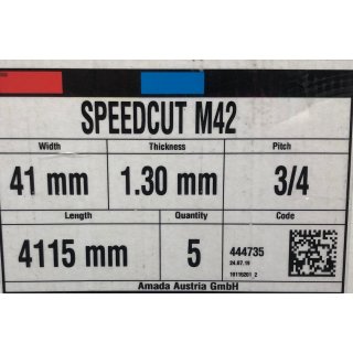 Speedcut M42 41mm x 1,30mm x 4115mm