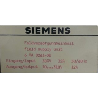 Siemens 6RA8261-3B
