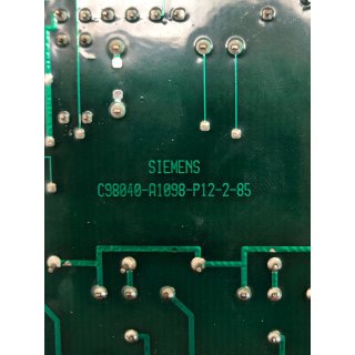 Siemens 6RA8261-2CA00 C98040-A1098-P12-2-86