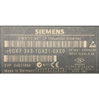 Siemens Simatic Net CP 6GK7 343-1GX21-0XE0
