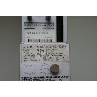 Indramat AC-Servo Controller,TDM 3.2-030-300-W1