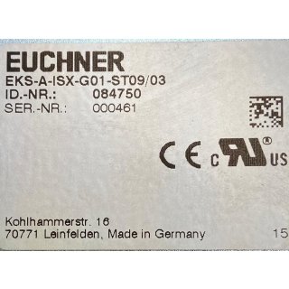 Euchner Electronic-Key-System EKS-A-ISX-G01-ST09/03 EKSA ISX G01 ST09/03