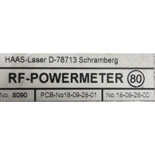 Haas-Laser RF-Powermeter 18-09-28-01