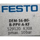 Festo Führungszylinder Pneumatik Zylinder DFM-16-80-B-PPV-A-KF