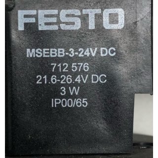 Festo Einschaltventil HEE-...-D-MINI-24 + MSEBB-3-24V DC