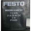 Festo Einschaltventil HEE-...-D-MINI-24 + MSEBB-3-24V DC