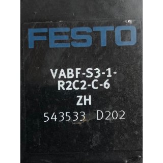 Festo VABF-S3-1-R2C2-C-6