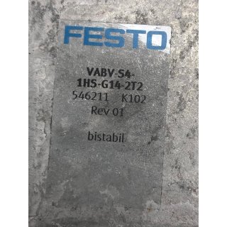 Festo VABV-S4-1HS-G14-2T2 + VSVA-B-M52-MZD-A1-1T1L + VSVA-B-B52-ZD-A1-1T1L