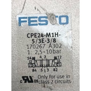 Festo CPE24-M1H-5/3E-3/8