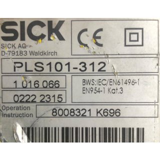 Sick Laserscanner PLS101-312