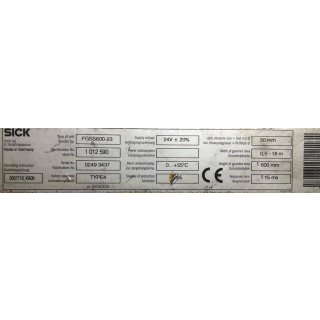 Sick Lichtschranke FGSS600-23