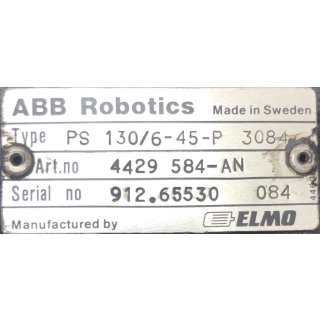 ABB Robotics Servomotor PS 130/6-45-P