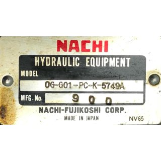 Nachi Ventil OG-G01-PC-K-5749A