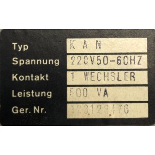 J&auml;schke Kompaktronik Baustein KAN 0,1-1,2S 0,1-1,2 S