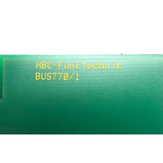 HBC-Radiomatic HBC-Funktechnik BUS770/1