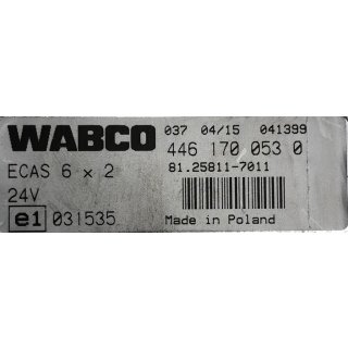 MAN Wabco Ecas 6x2 Luftfederung Steuerger&auml;t 4461700530 81.25811-7011