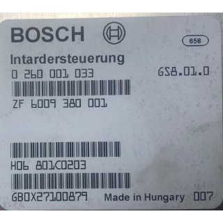 MAN Bosch Intardersteuerger&auml;t 0 260 001 033