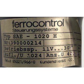 Ferrocontrol Drehgeber SAE -1020 H Winkelschrittgeber