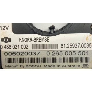 Knorr-Bremse 0486021002 0 486 021 002 81.25937.0035 81259370035 BOSCH Lenkung Winkel Sensor f&uuml;r Man TGS TGX TGA Lkw