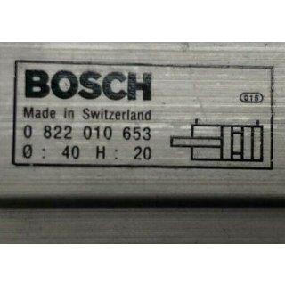 Bosch 0 822 010 653 Pneumatikzylinder Druckluftzylinder 