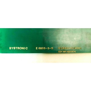 BYSTRONIC   E 0805-5-B SCREEN BOARD   EDV Nr. 4650406